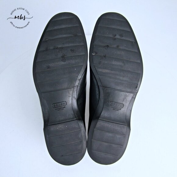 Coach‎ Corwin Stitched Italian Leather Lace Up Oxfords Black Men 12 main image 4